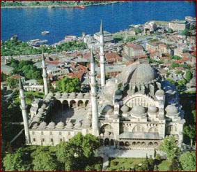 Ariel view of Blue Mosque